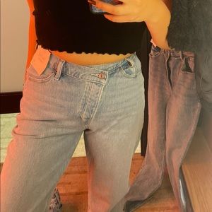 Abercrombie Crossover Dad Jeans
